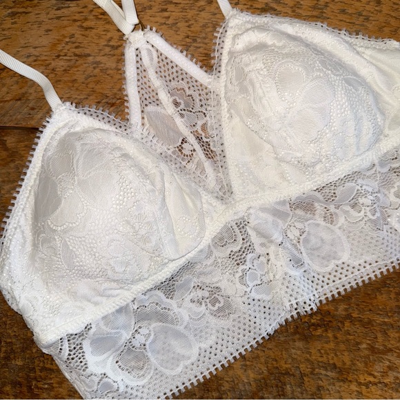 NWT Aerie Paradise Lace Padded Racerback Bralette - Picture 6 of 11